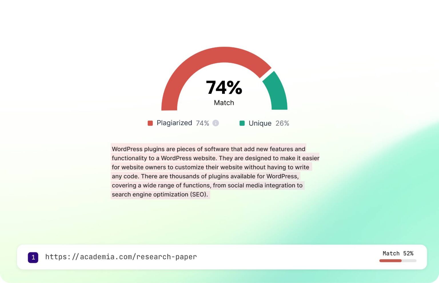 Nexus AI plagiarism checker