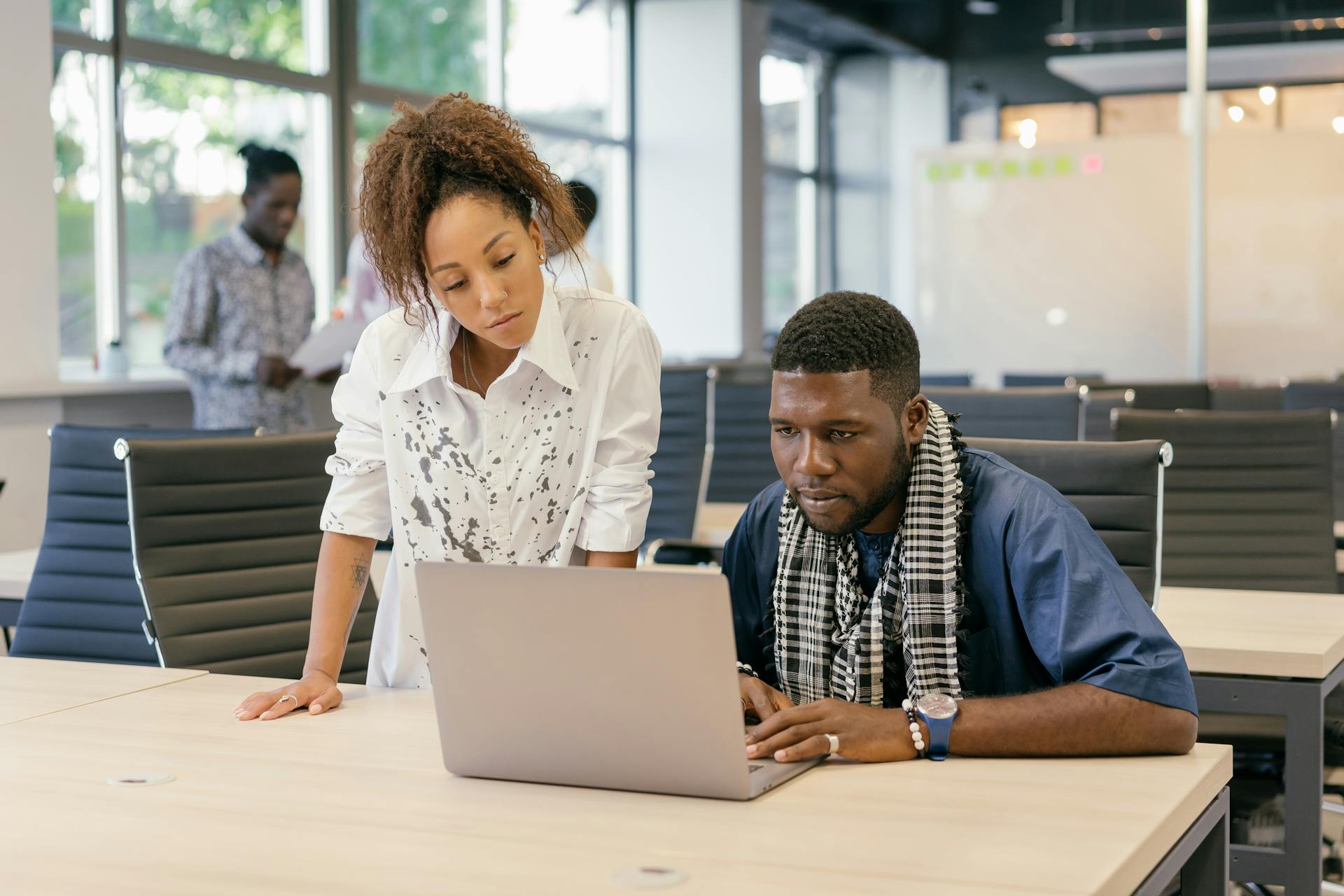 Man and woman using Nexus AI